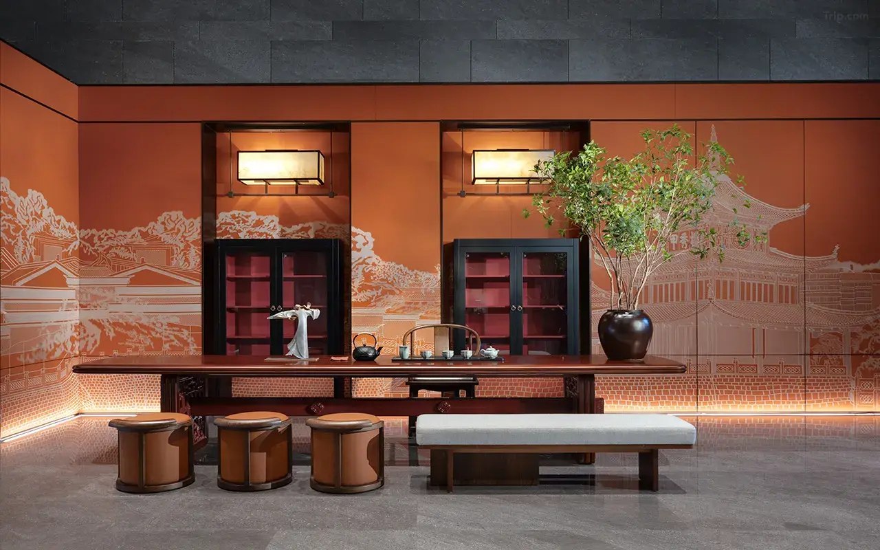 Custom joinery and furniture in a hospitality interior